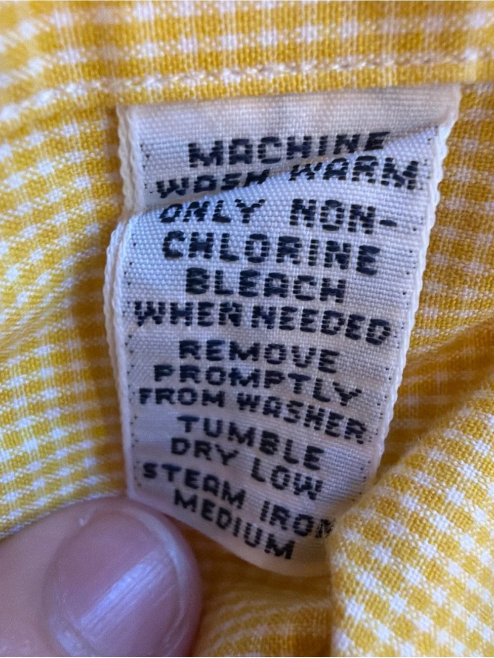 Polo Ralph Lauren collar bottom